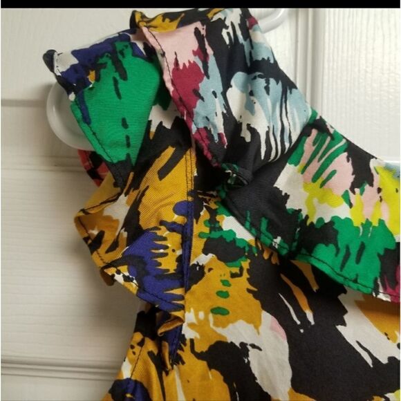 J CREW SILK Flutter Sleeve Floral Top - Picture 9 of 13